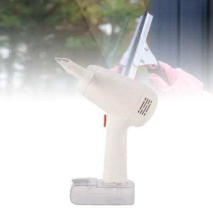Window Vacuum, Handheld Electric WindowVac with Brush Head, Squeegee Cordless Strong Suction Electric Window for Shower Wall Glass Mirror Countertop Tiles