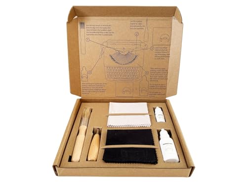 Maintenance Kit - Dust Brush, Typewriter Oil, Polishing Cream, Typebar Cleaner, Fibre Clothes