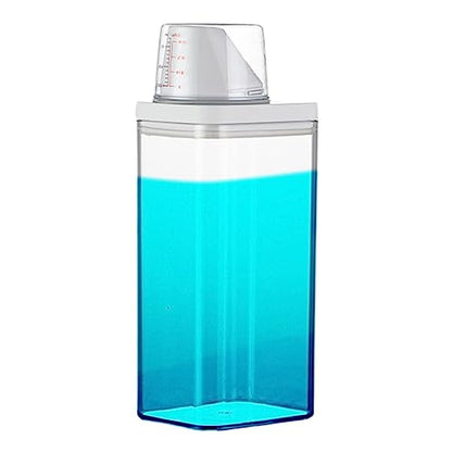 Multi-Purpose Liquid Dispenser - Spill-Proof Silicone Seal for Fabric Softener, Dish Soap & Laundry Storage (L) - color: L