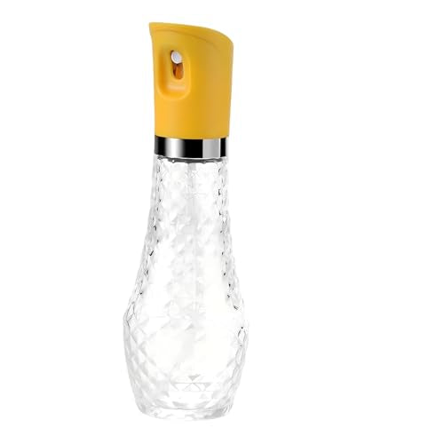 Glass Spray Bottles(9.2oz/260ml), Refillable Spray Bottle for Cleaning, Skin Care, Planting, Showering Pets, Travel, Cleaning & Home (Yellow) - color: Yellow