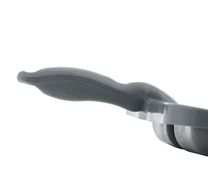 Superio Set of Grey Broom and Matching Dustpan Broom Has a 48” Handle, Durable Plastic Dustpan with Comfort Grip Handle - color: Dark Grey, size: Sweep Set