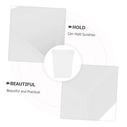 Hemobllo Portable Plastic Cleaning Caddy Compact Organizer Bin with Integrated Tool Bar for Hotel Housekeeping and Household Use Easy to Clean Sturdy Construction White - color: White