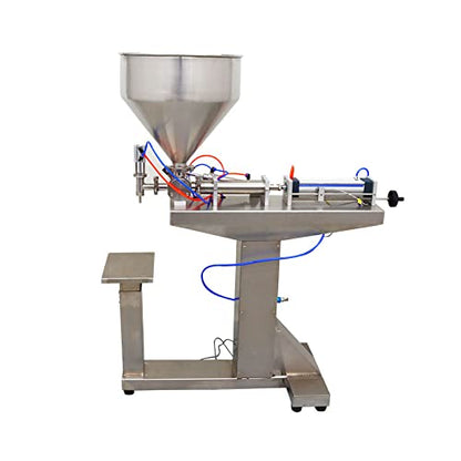 INTBUYING Automatic Paste Liquid Filling Machine for Shampoo Oil Water Perfume 30-300ml One Nozzle with Stand