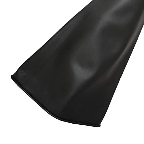 Heavy Duty Sandblasting Gloves Rubber Gloves for Sandblaster Protective Safety Work Black Striped Glove - color: Black 27.5” Gloves