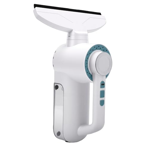 Window Vacuum Squeegee, Portable Handheld Electric Window Cleaner with 3000mAh Battery and Water Suction for Home Glass, Car Windows