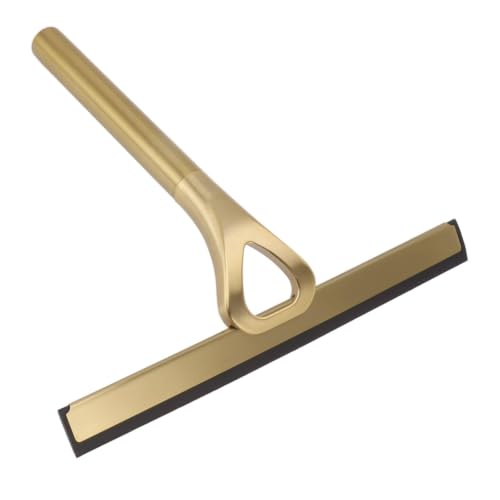 Stainless Steel Squeegee Window Cleaning Glassware Household Tile Squeegees Mirror Scratch Artifact for Glass Cleaner Gold Shower Squeegees
