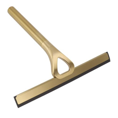 Stainless Steel Squeegee Window Cleaning Glassware Household Tile Squeegees Mirror Scratch Artifact for Glass Cleaner Gold Shower Squeegees