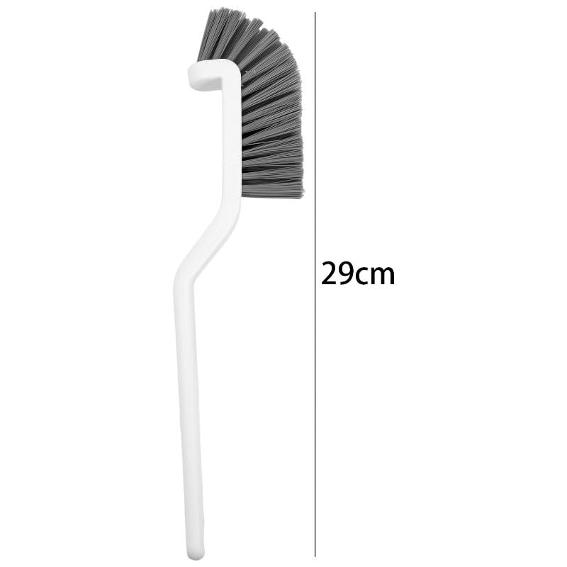 Multifunctional House Corner Gap Cleaning Brush Long Handle Angled Bristles Groove Brush Bathroom Kitchen Cleaning Tools 29cm