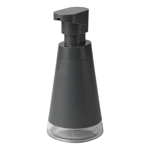 Cuisipro Dispenser, Charcoal Foam Soap Pump, 3.9 x 3.9 x 8.7in (837590425)