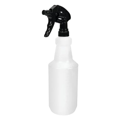 Performance Tool W1473 Heavy Duty 32 oz. Spray Bottle - Professional Grade Chemical Resistant Sprayer for Auto, Home, Garden and Industrial Use