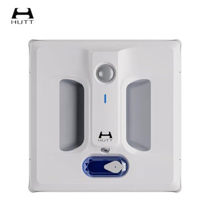 HUTT A1 Auto Window Cleaning Robot, Upgraded 4 Water Spray & 6000PA High Suction Power Window Cleaner with Laser Sensor Detection, Perfect for High-Rise Windows, Tiles and Glass - color: White