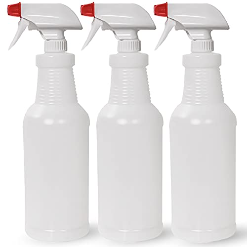 Pinnacle Mercantile Plastic Spray Bottles Leak Proof Technology Empty 32 oz Pack of 3 Made in USA - size: 32 Oz, 3 Pack