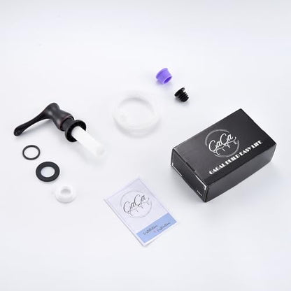 GAGALIFE Kitchen Sink Soap Dispenser Oil Rubbed Bronze, Under Sink Soap Dispenser with 40" Silicone Extension Tube, Say Goodbye to Frequent Refills - color: Oil-rubbed Bronze, size: with Hose