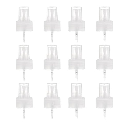 uxcell Spray Top 12Pcs 28/410 Plastic Fine Mist Reusable Replacement Clear | Spray Bottle Pump Plastic Top Reusable Replacement for Cosmetic Perfume and Body Sprays Bottle - color: Clear, size: 28/410