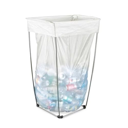 Bag Buddy Trash Bag Holder for 55 Gallon Contractor Trash Bags or 30 Gallon Kraft Yard Bags - Ideal for Yard Work, Site Cleanup, Parties & Events - Heavy Duty Waste Frame - Qty 1 - size: 55 Gallon