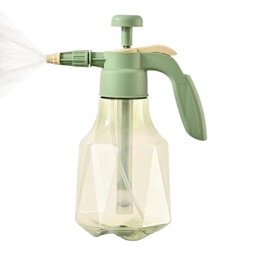 Hand Pump Sprayer | 1.5L Leak-Proof Adjustable Nozzle Misting Can,Handheld Garden Pump Sprayer,for Outdoor Yard Indoor BBQ Gardening Cleaning Plant Home - color: Green