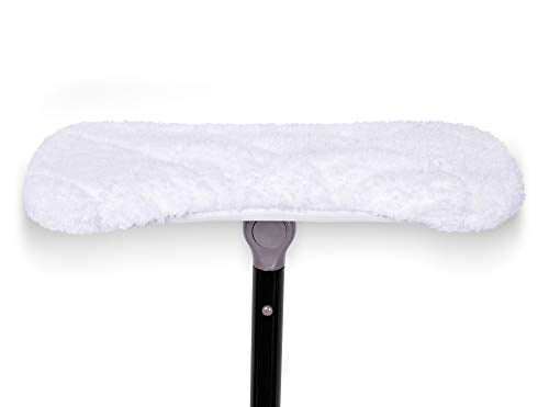 Dust Cleaning Sweeper Mopping - Orange and Grey Durable Mop Set - Lightweight - Great for Kitchen, Home, Garage and Office - Hardwood Tile Laminate Floor Cleaner - Removable Slipper