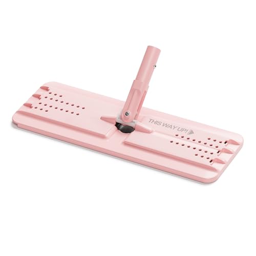 JOYMOOP 13" Microfiber Flat Mop Head Replacement for Floor Mop, Pink, 1 Pack - color: Pink