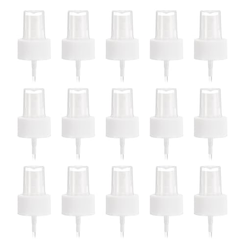 uxcell Spray Top 50Pcs 28/410 Plastic Fine Mist Reusable Replacement White | Spray Bottle Pump Plastic Top Reusable Replacement for Cosmetic Perfume and Body Sprays Bottle - color: White, size: 28/410