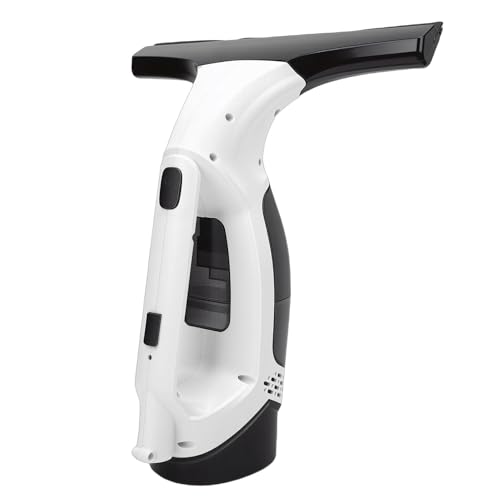 Generic Electric Window Cleaner Efficient Cordless Vacuum Squeegee for Mirrors Tiles Shower 11 Inch Soft Silicone Vane/Wing, for Household Cleaning