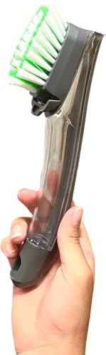 Smilyeez Replacement for Scotch Brite Brush, 4-Pack, Makes Your Dishwand Like New, Dishwand Brush Refills, Scotch Brite Brush Replacement, Easy to Install (2 Packs) - style: 2 Pack