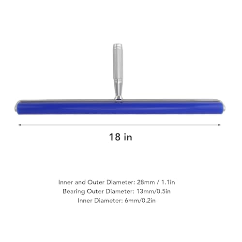 Silicone Manual Roller Dust Removal Sticky Roller 16in Screen Cleaning Tool for Workshop Home (45.7cm / 18in) - size: 45.7cm / 18in