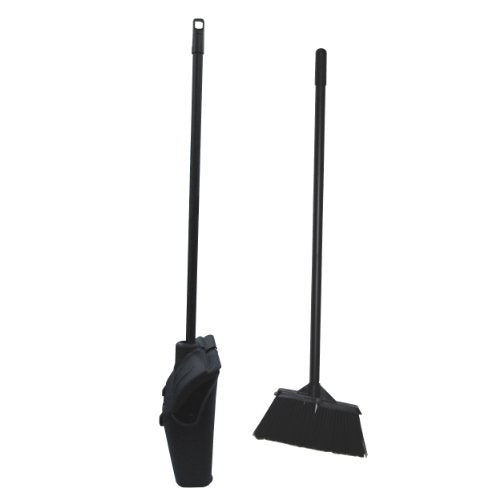 Sunnycare 13" Lobby Dust Pan W/cover and Broom