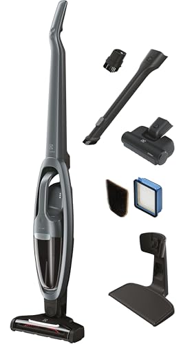 Electrolux WellQ7 Pet Cordless 2-in-1 Vacuum Cleaner with Motorized PetPro+ Nozzle for Easy Pet Hair Removal, 50-Minute Run Time, 2 Power Modes, Shale Gray - color: Shale Grey, style: Pet Version