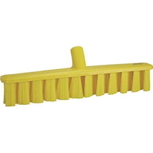 Vikan 15 1/4 in Sweep Face Broom Head, Soft, Synthetic, Yellow 31716-1 Each