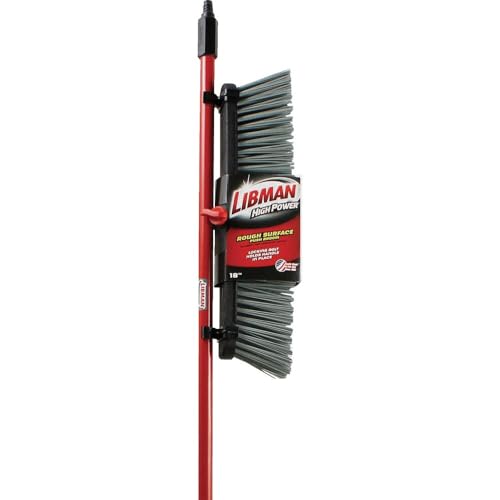 Libman 18 in. x 64 in. Steel Handle Rough Surface Push Broom - 1 Each