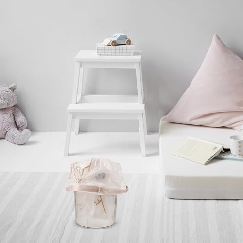 60pcs Drawstring Trash Bags Thickened Garbage Bags Large Capacity Kitchen Rubbish Portable Household Trash Pouches for Home and Restaurant Use