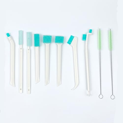 Household Gap Cleaning Brush, Detail Tiny Scrub Cleaner Brush for Small Space Gaps Corner, Crevice Cleaning Tool Set for Window Groove, Track, Humidifier, Car, Bottle, Keyboard (10pcs) - color: 10pcs