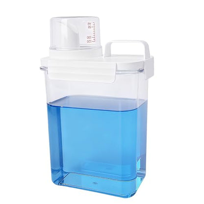 Laundry Detergent Dispenser - 61oz Refluxable Plastic Liquid Laundry Detergent Container for Laundry Room Organization - size: 61oz