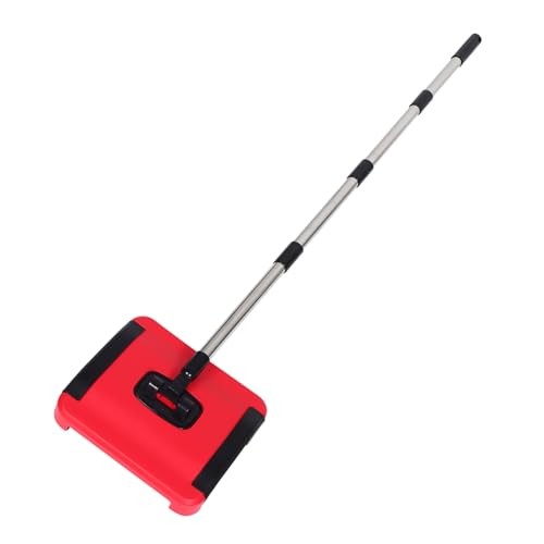 STOBAZA Carpet Sweeper for Pet Hair and Debris Removal Manual Non-Electric with Ergonomic Handle Efficient Multi-Surface Cleaning Tool for Home and Office