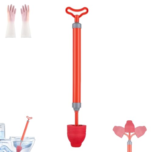 All-Purpose Toilet Unclogging Tool, 2026 High-Pressure Toilets Plunger Clog Remover, Home Sink Clog Remover Cleaning Tool, For Kitchen, Bathroom (1PCS) - color: 1PCS
