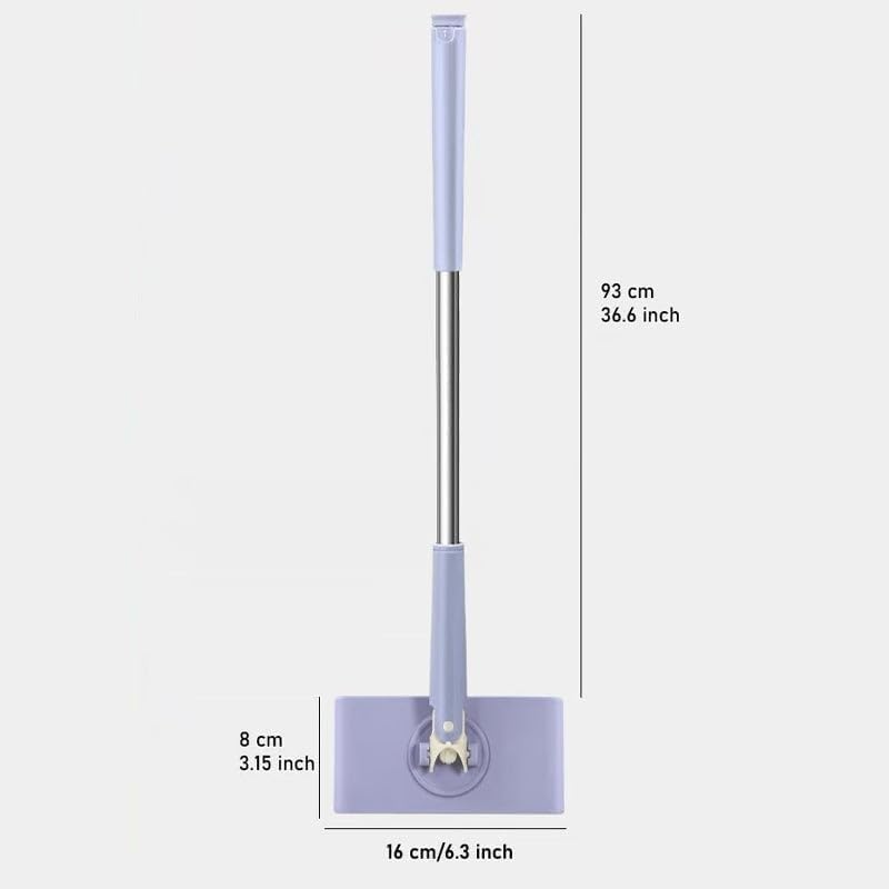 Clip-to-Grip Floor Mop, Snap Grip Mini Mop, Retractable Gap Cleaner Flat Mops with Locking Head & Sweeping Cloths, Long Handle Mopping Sweeper Stick for Floors (45in-P+ Cloth*10) - color: 45in-p+ Cloth*10