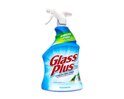 Glass Plus Glass Cleaner, 32 Fl Oz Bottle, Multi-Surface Glass Cleaner - size: 32 Fl Oz (Pack of 1)