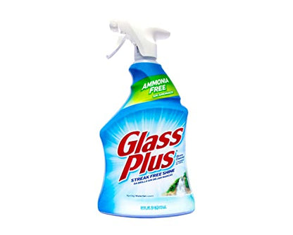 Glass Plus Glass Cleaner, 32 Fl Oz Bottle, Multi-Surface Glass Cleaner - size: 32 Fl Oz (Pack of 1)