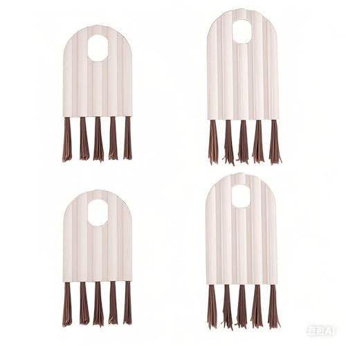 4-Piece Multi-Function Computer Cleaning Kit: Soft Brush, Keyboard Cleaner, Corner Gap Duster & Keycap Cleaner