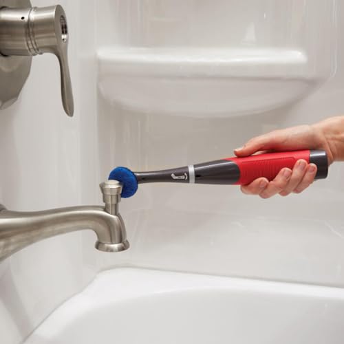 Rubbermaid Reveal Power Scrubber Attachable Scouring & XL Brush Head, for Cordless Electric Battery Powered Scrub Brush, Ideal for Kitchen/Stovetop/Dish/Silverware/Utensils/Appliances - style: Dual Head Combo