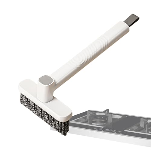 Crevice Brush,Ultra-Fine Bristles Flexible Tool | V Head Design 360-Degree Rotation Crevice Brushes - for Home Kitchen Living Room Bathroom Sill Groove Corners Cracks Narrow Space