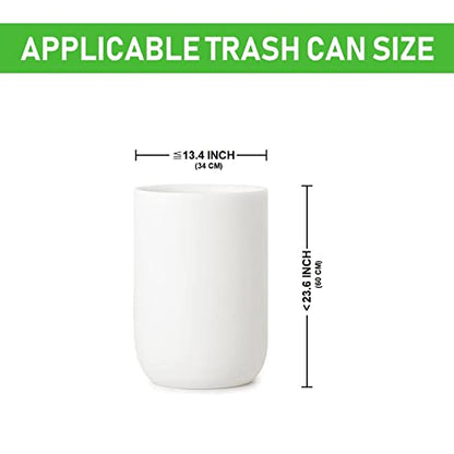 Compost Bags 8 Gallons 30Liter Extra Thick 0.87 Mils Food scrap waste bags with US BPI ASTM D6400 and Europe OK Compost Home Certified - style: 8 Gallon