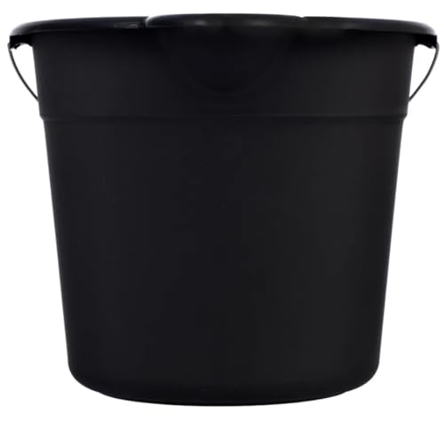1 Pack Plastic Mop Bucket for College & Dorms with Handle.