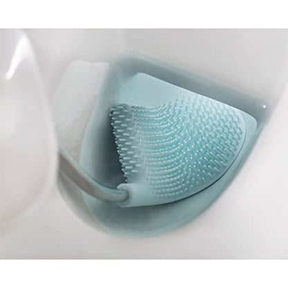 Joseph Joseph 70506 Flex Toilet Brush with Slim Holder Flexible Anti-Drip, Blue, 8.6 x 43.1 x 12.3 cm - size: 8.6 x 43.1 x 12.3 cm, style: Flex