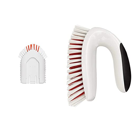 OXO Good Grips Extendable Tile & Tub Brush Refill & Good Grips All Purpose Scrub Brush