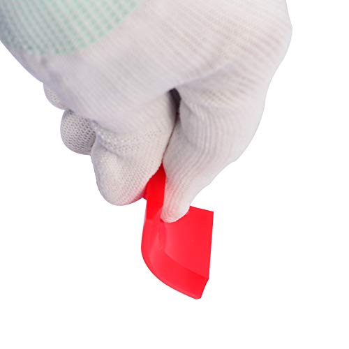 2-inch Extra Small Rubber Squeegee Flexible and Soft Non Scratching for Resin 3D Printing Cleanup, Car Rear Glass Cleaning, Mirror Cleaning, Window Tint Films, Pack of 3