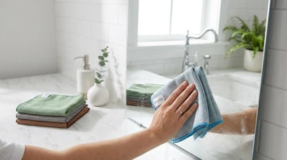 Dual-Sided Microfiber Cleaning Cloths – Non-Scratch Scrub & Absorbent Wipe – 2-in-1 Reusable Cleaning Towels for Kitchen, Home, Car, Glass & Appliances – 11.81" x 11.81" (12 Pack) - size: 12 Pack