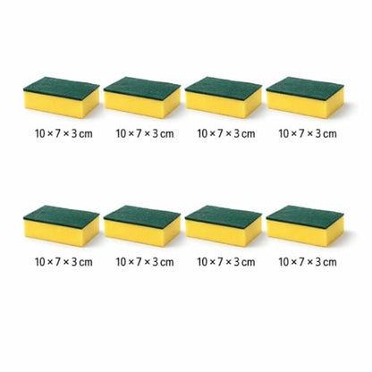 30 PCS Kitchen Cleaning Sponge Set, Heavy Duty Non Scratch Scrubber Pack with Sponges, Steel Wool Scrubbers & Scouring Pads for Dishes, Pots, Pans & Multi Surface Cleaning.