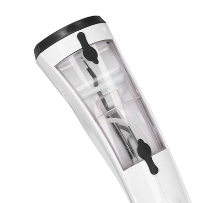 Battery Window Vacuum Cleaner, Electric with Spray Bottle and Microfiber Wiper, 2000 mAh, for Glass, Tiles, Mirrors