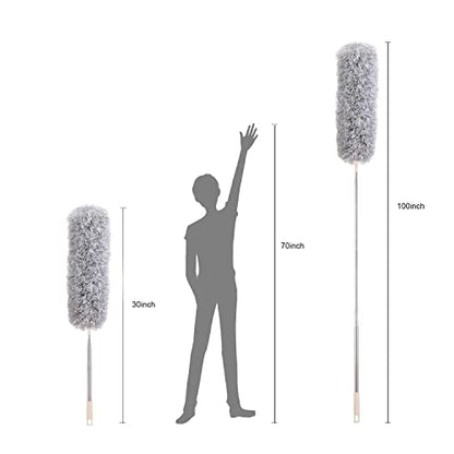 Cleaning Dusters Medium 100 Inch Telescopic Duster - color: 100 Inch Telescopic Duster